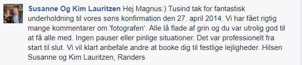 Anmeldelse af Festkomikerens underholdning